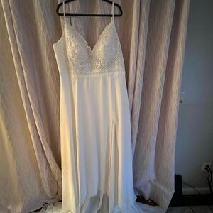 Bridal gown, white
